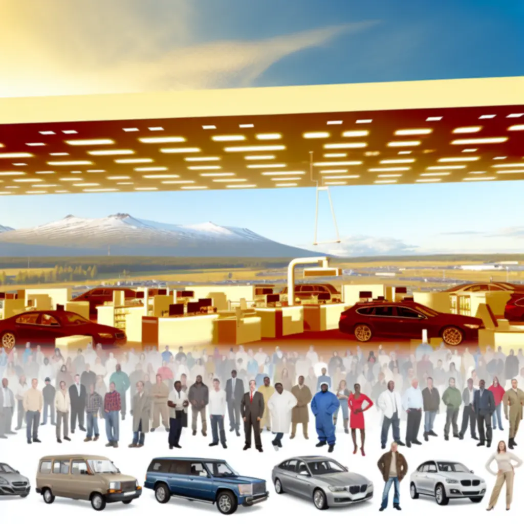 Tyytyväinen asiakas tarkistamassa autohuollon tietoja Suomi Car Onlinen verkkosivuilta